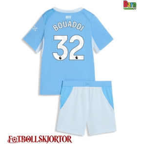 Manchester City Ayyoub Bouaddi #32 Hemmakläder Barn 2026-27 Kortärmad (+ Korta byxor)